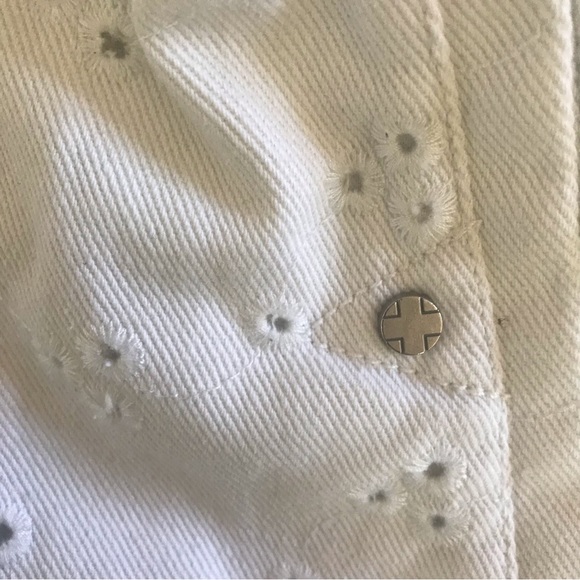 Liverpool Los Angeles White Denim Jacket - Size Medium - Picture 6 of 10